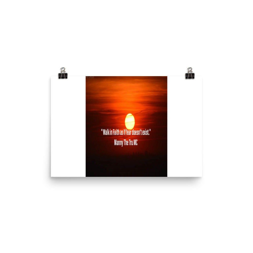 walk in faith Poster