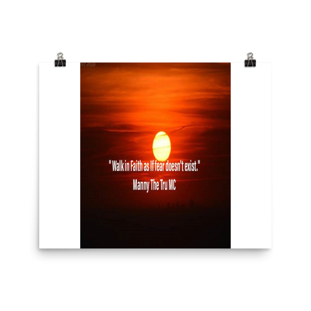 walk in faith Poster