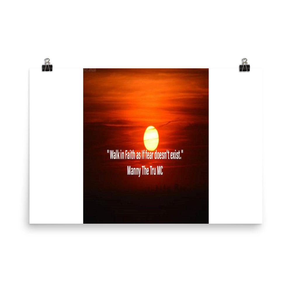 walk in faith Poster