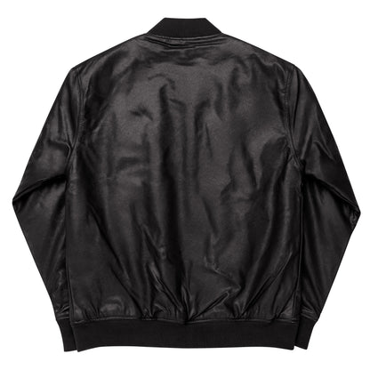 MANNY THE TRU MC Leather Bomber Jacket
