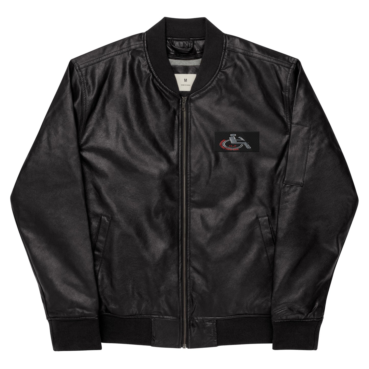 MANNY THE TRU MC Leather Bomber Jacket