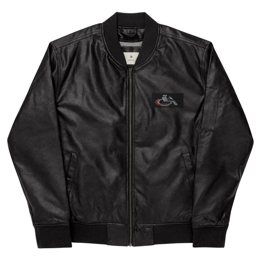 MANNY THE TRU MC Leather Bomber Jacket