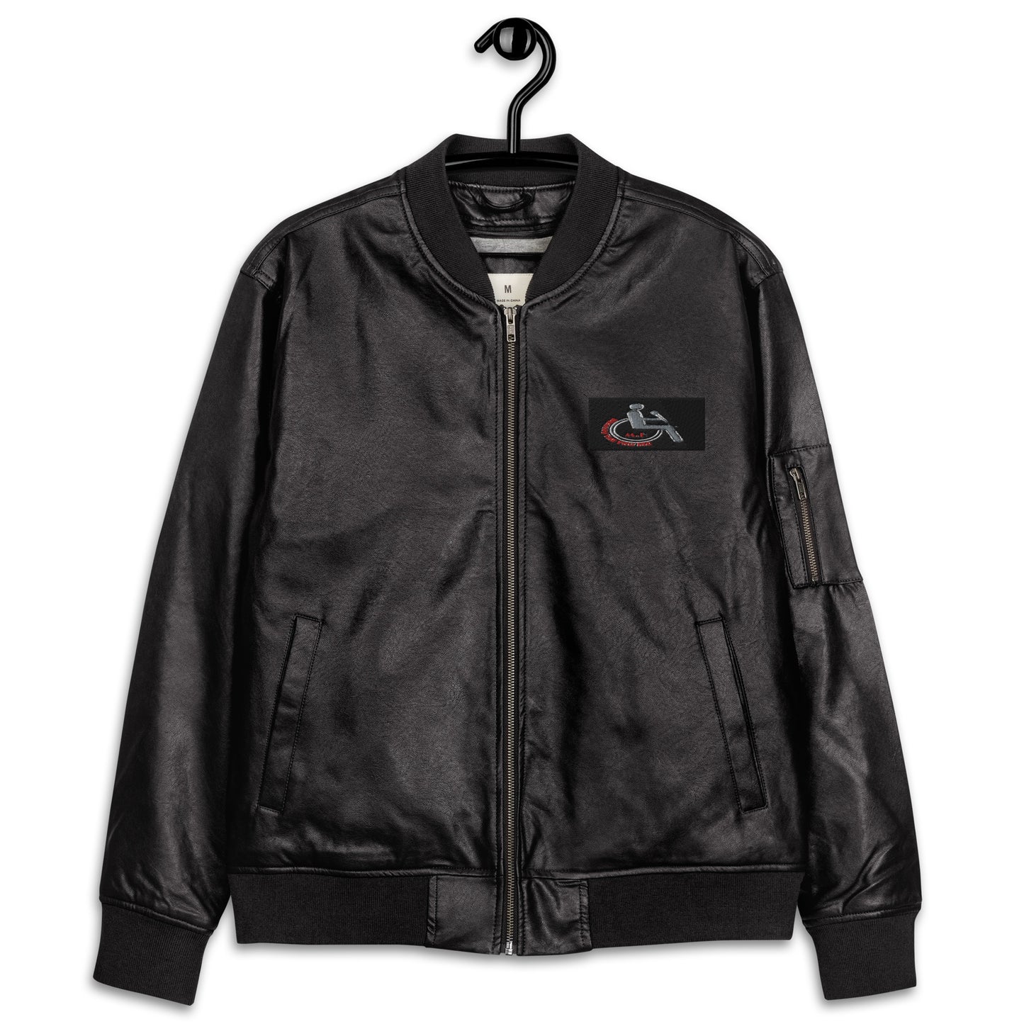 MANNY THE TRU MC Leather Bomber Jacket