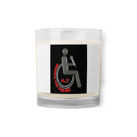 MANNY THE TRU MC Glass jar soy wax candle