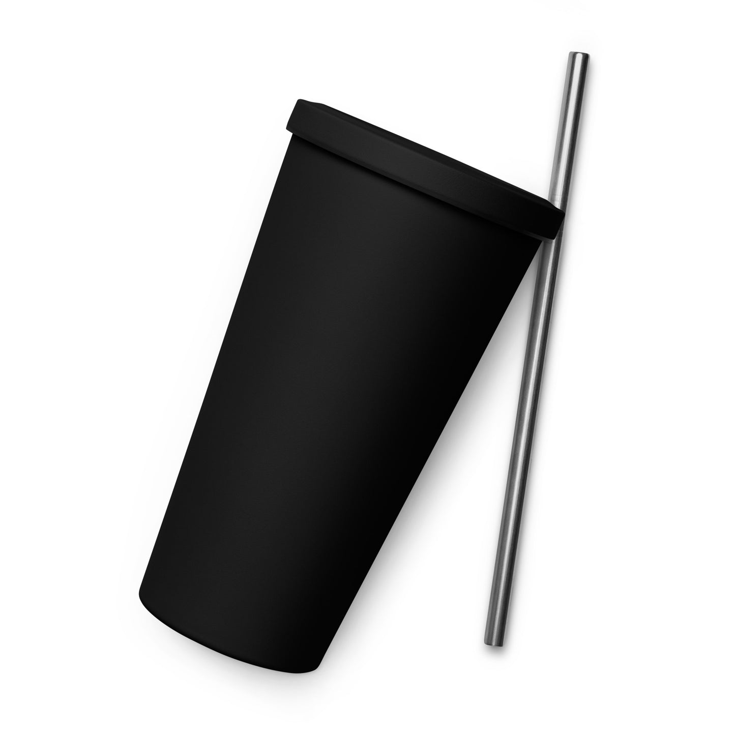 TRU MC MUZIK Insulated tumbler with a straw