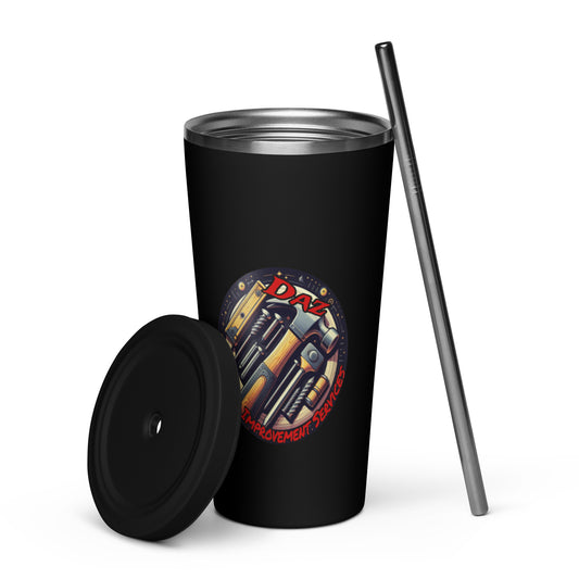 DAZ Home Improvement services EInsulated tumbler with a straw