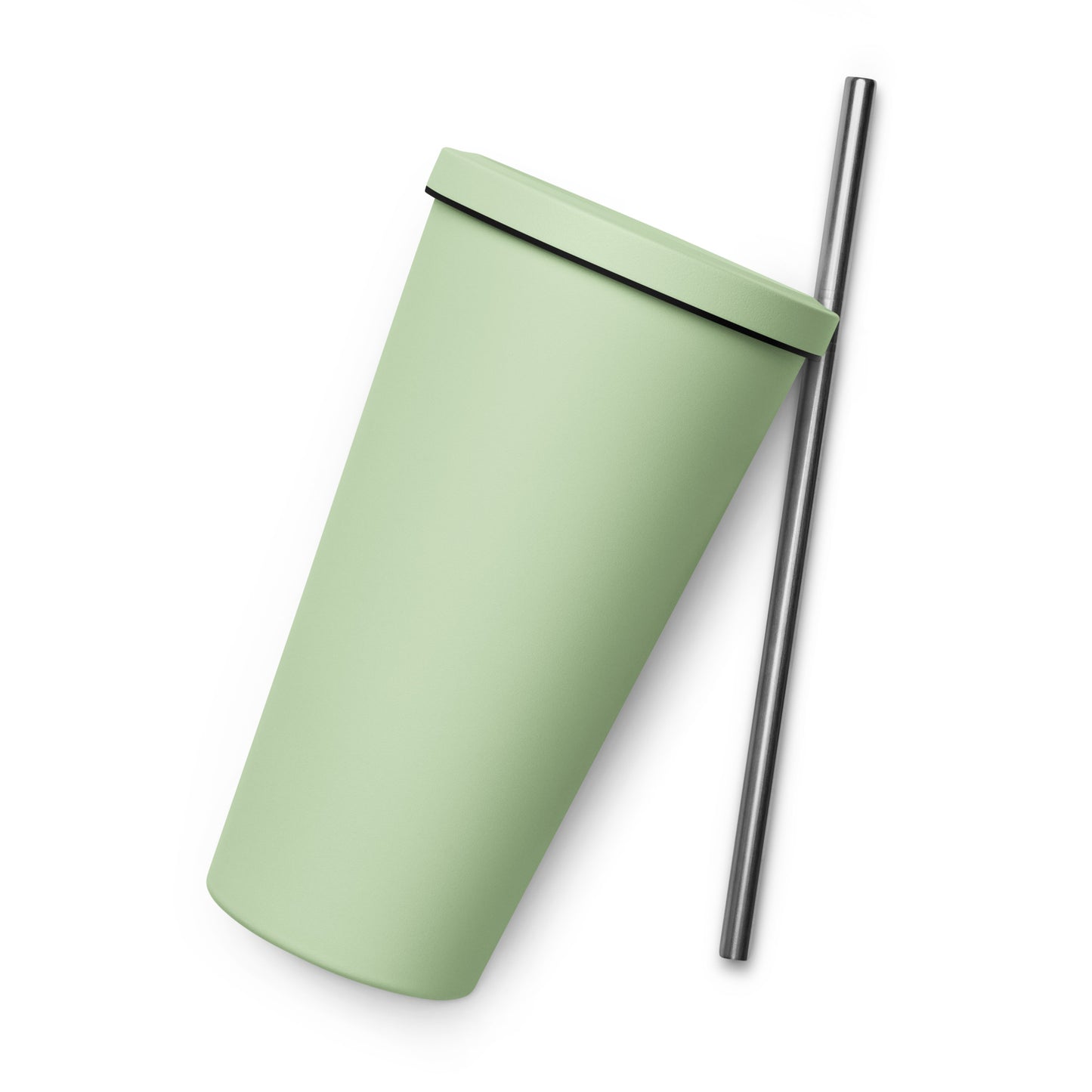 TRU MC MUZIK Insulated tumbler with a straw