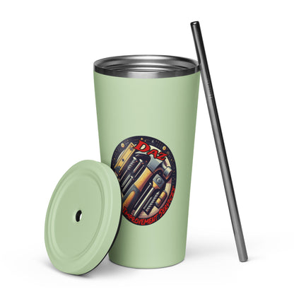 DAZ Home Improvement services EInsulated tumbler with a straw