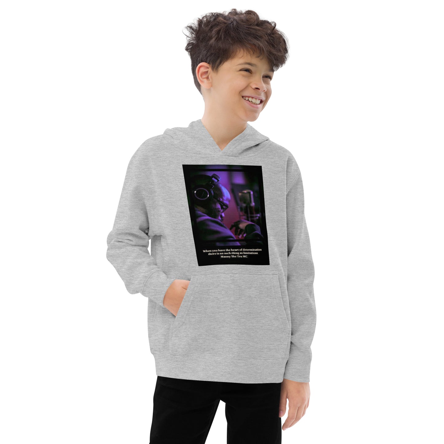 The Heart DeterminationKids fleece hoodie
