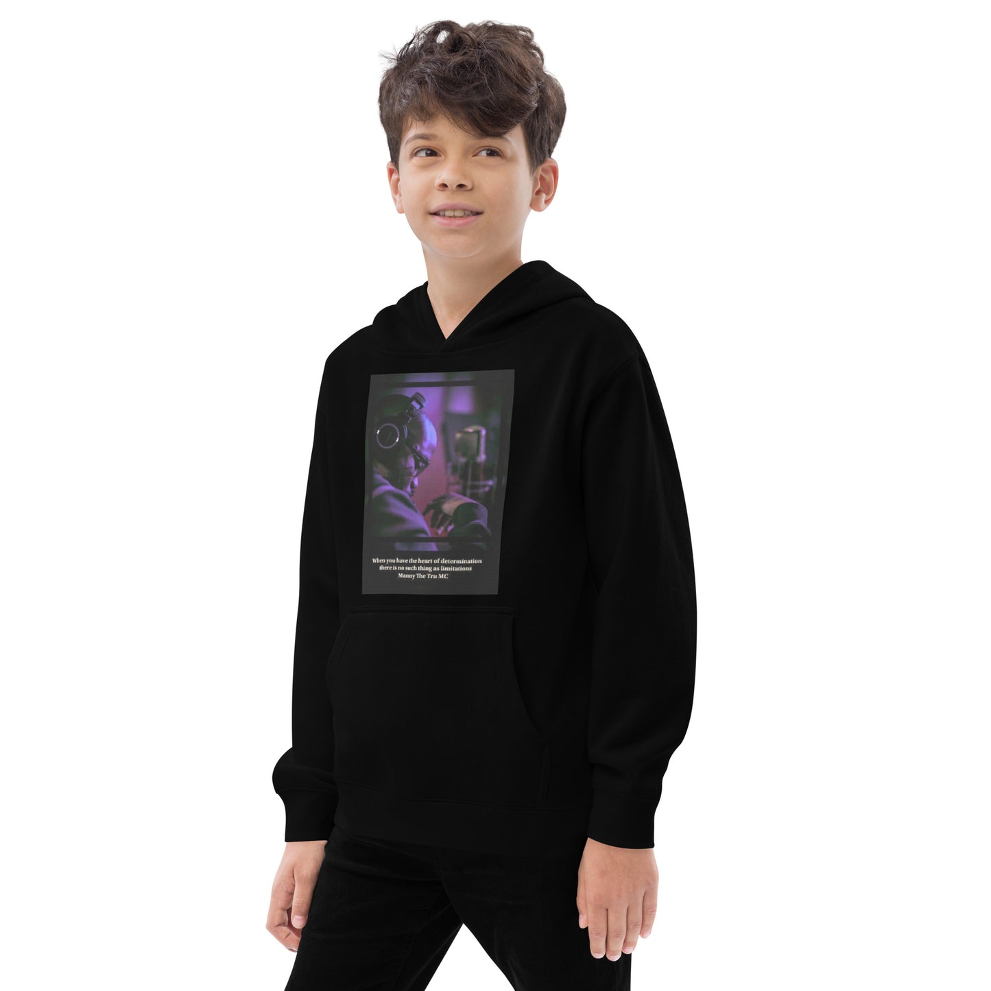 The Heart DeterminationKids fleece hoodie