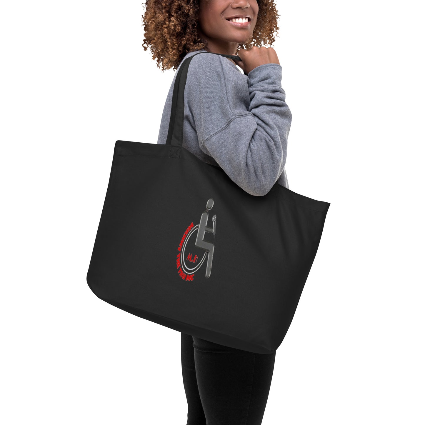MANNY THE TRU MC Large organic tote bag