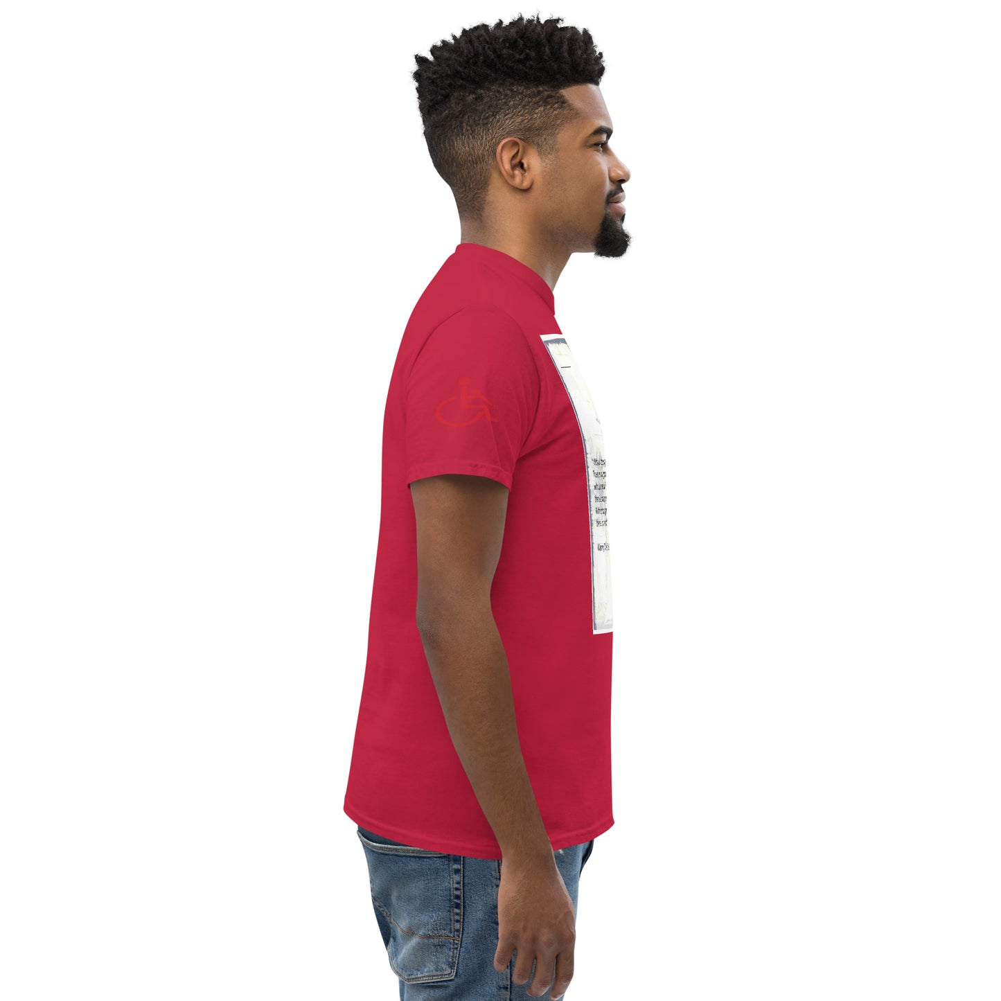 the struggle is real but necessary Men's classic tee