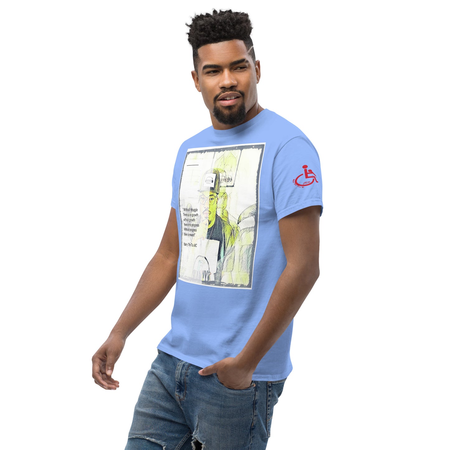 the struggle is real but necessary Men's classic tee