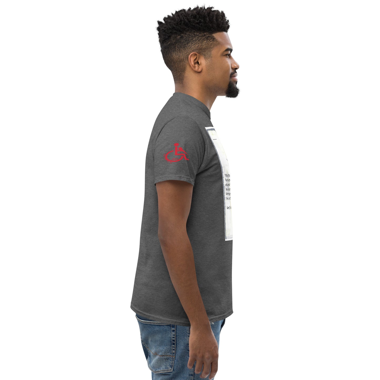 the struggle is real but necessary Men's classic tee
