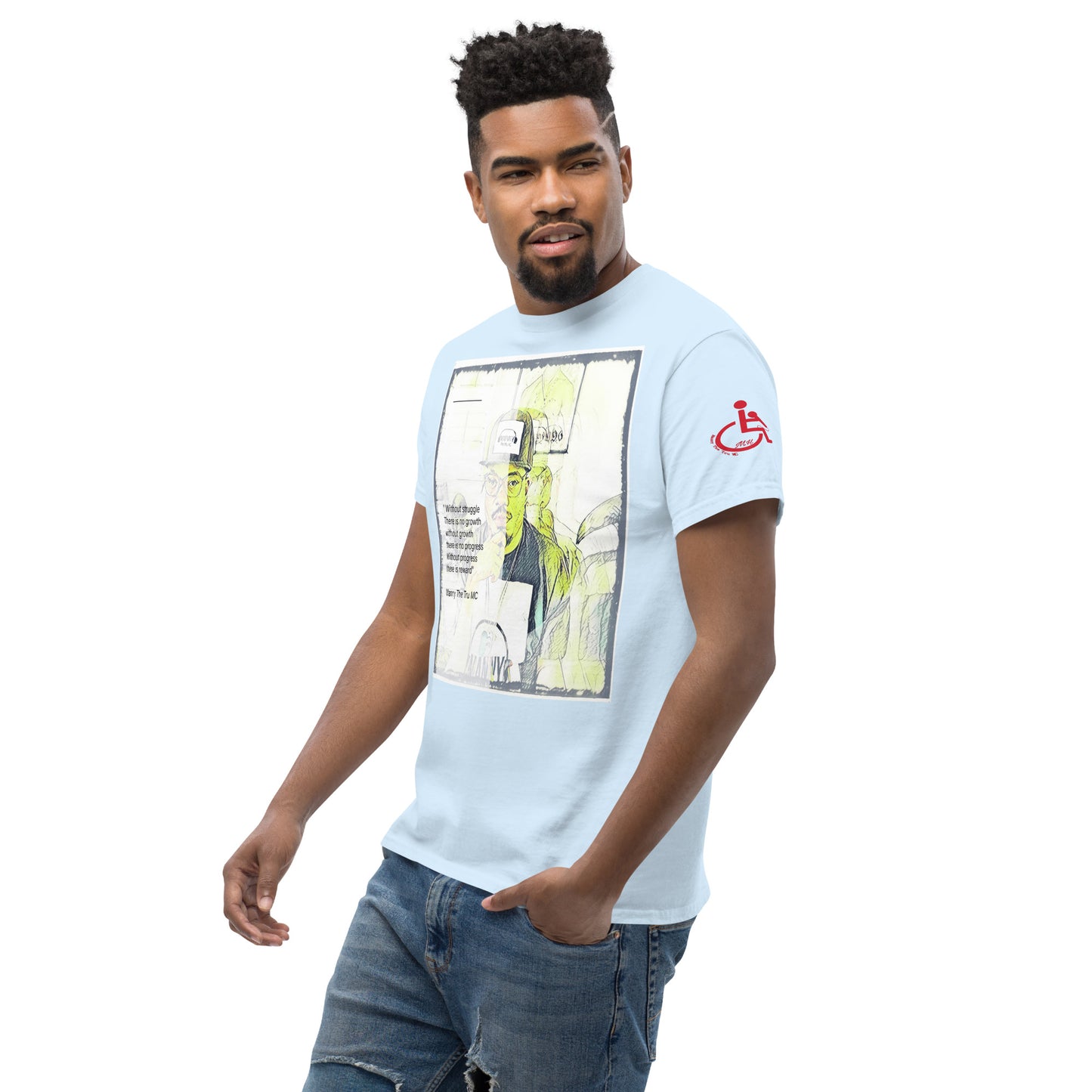 the struggle is real but necessary Men's classic tee