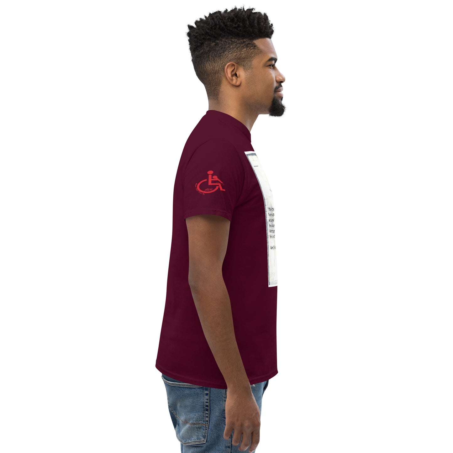 the struggle is real but necessary Men's classic tee