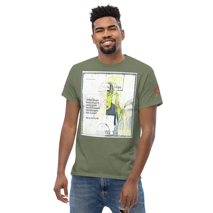 the struggle is real but necessary Men's classic tee