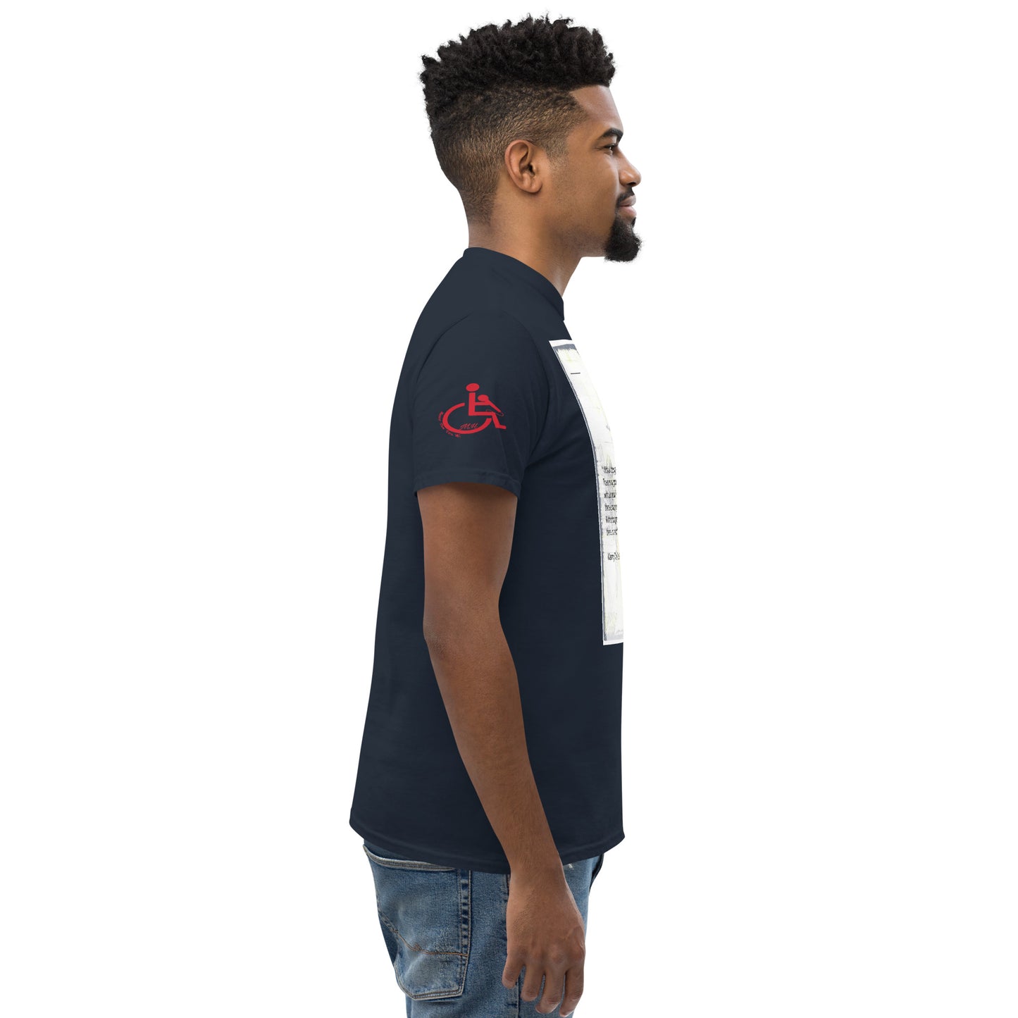 the struggle is real but necessary Men's classic tee