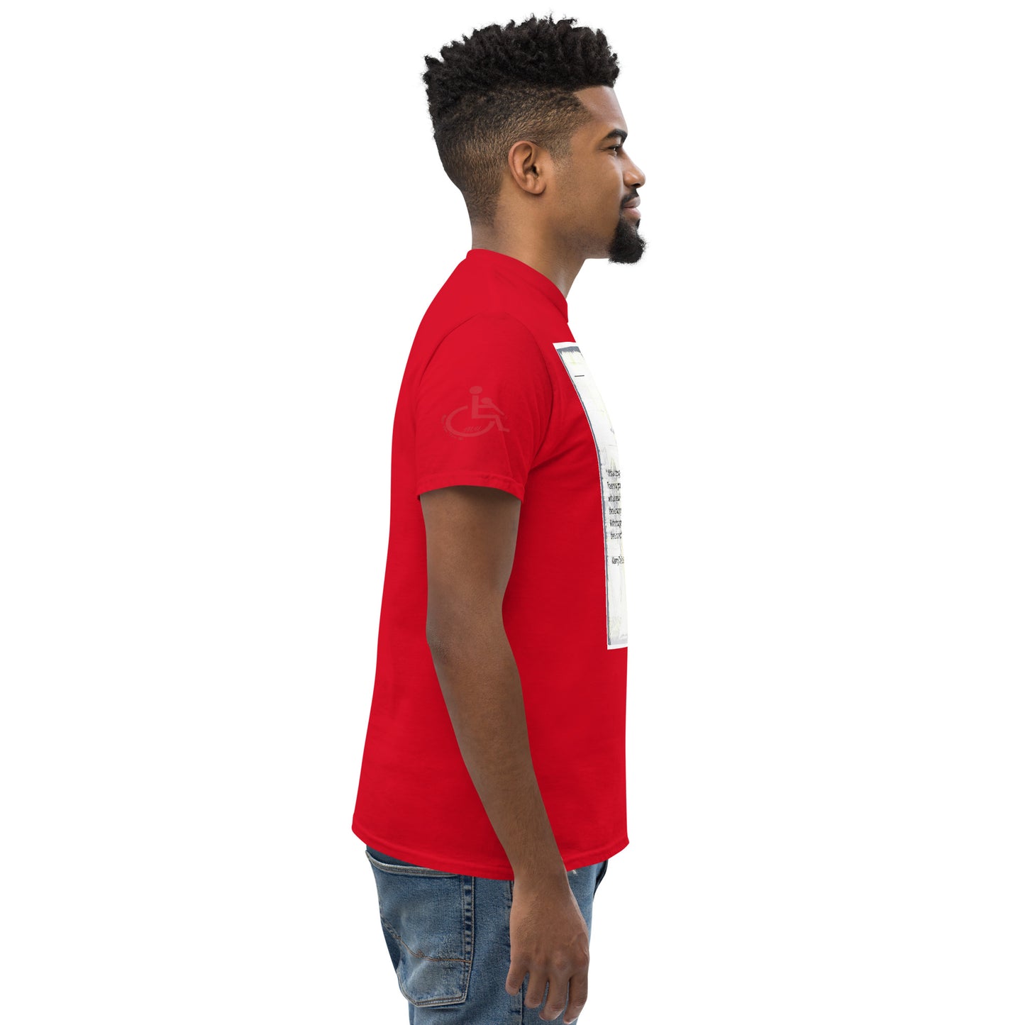 the struggle is real but necessary Men's classic tee