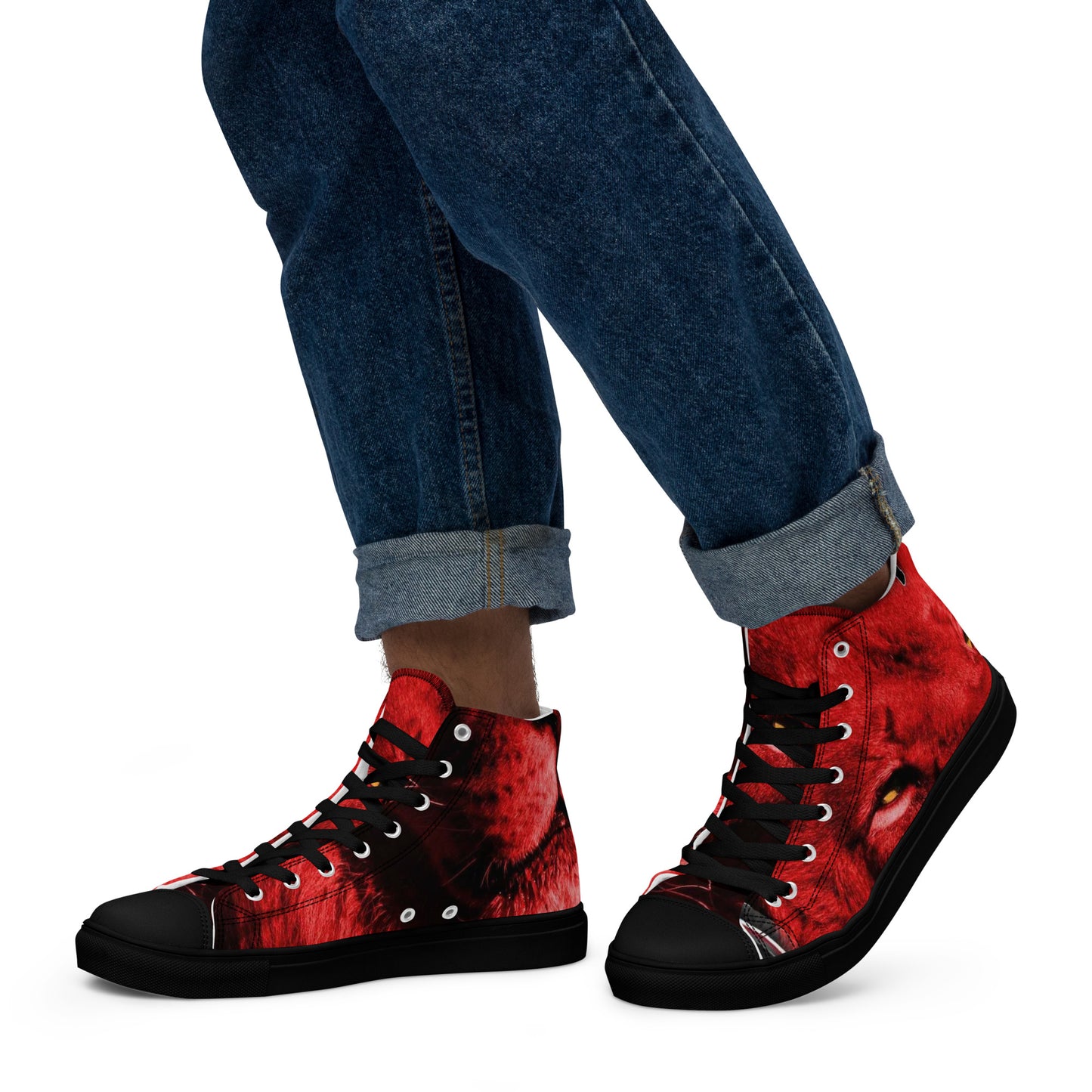 TRU MC MUZIK OG Men’s high top canvas shoes