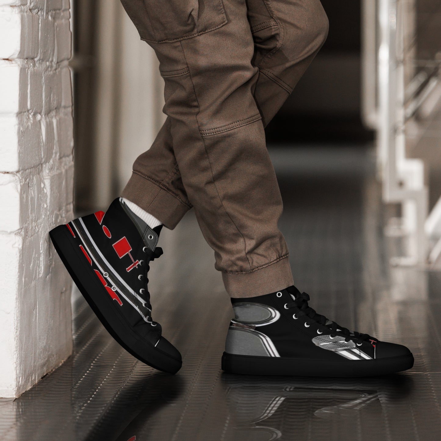 MANNNY THE TRU MC Men’s high top canvas shoes