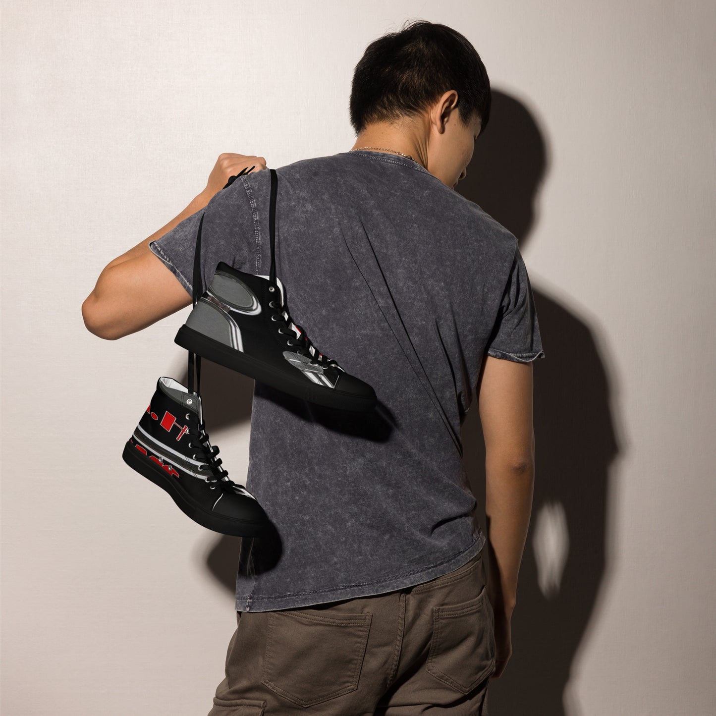 MANNNY THE TRU MC Men’s high top canvas shoes
