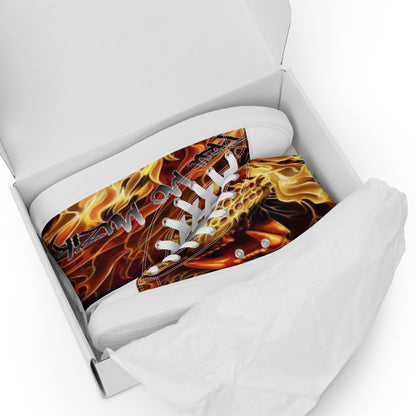 TRU MC MUZIK Men’s high top canvas shoes