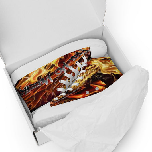 TRU MC MUZIK Men’s high top canvas shoes
