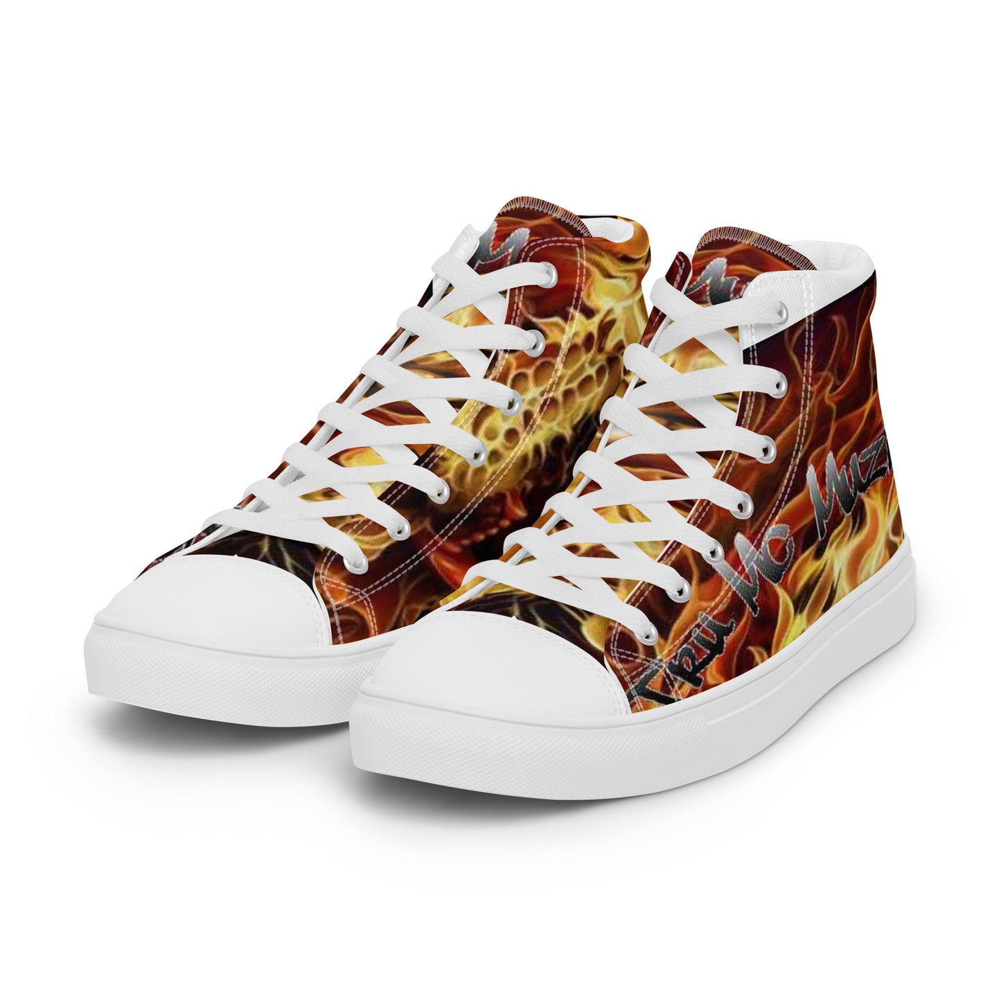 TRU MC MUZIK Men’s high top canvas shoes