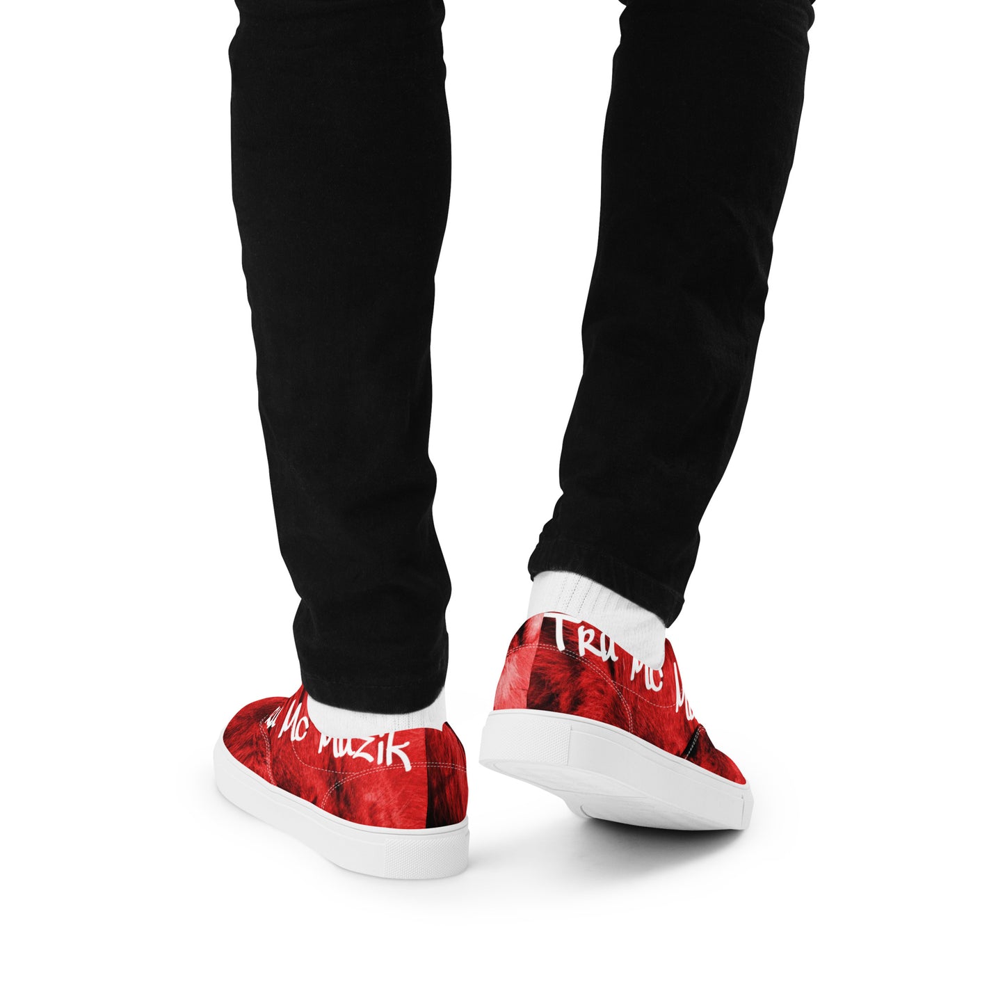TRU MC MUZIK Men’s lace-up canvas shoes