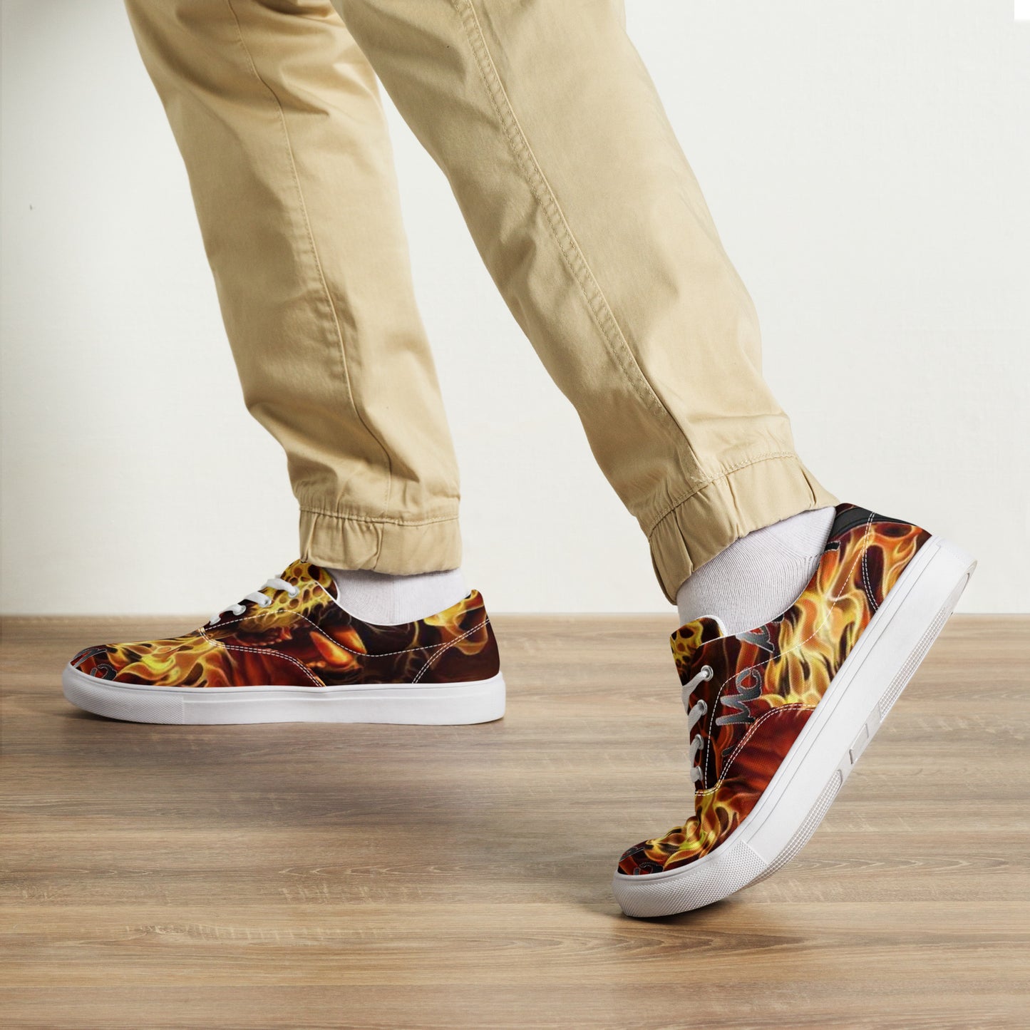 TRU MC MUZIK  Men’s lace-up canvas shoes