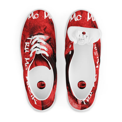TRU MC MUZIK Men’s lace-up canvas shoes