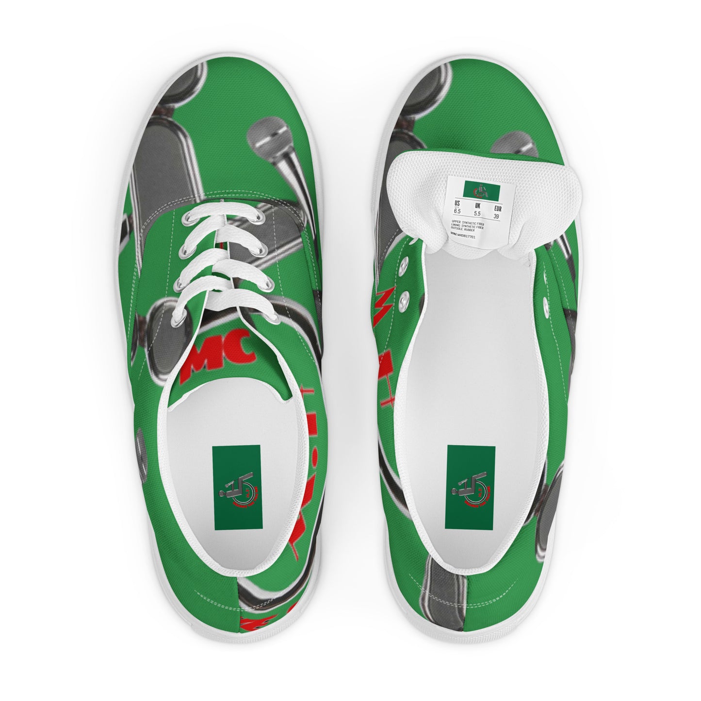 THE TRU MC MONEY BAG Men’s lace-up canvas shoes