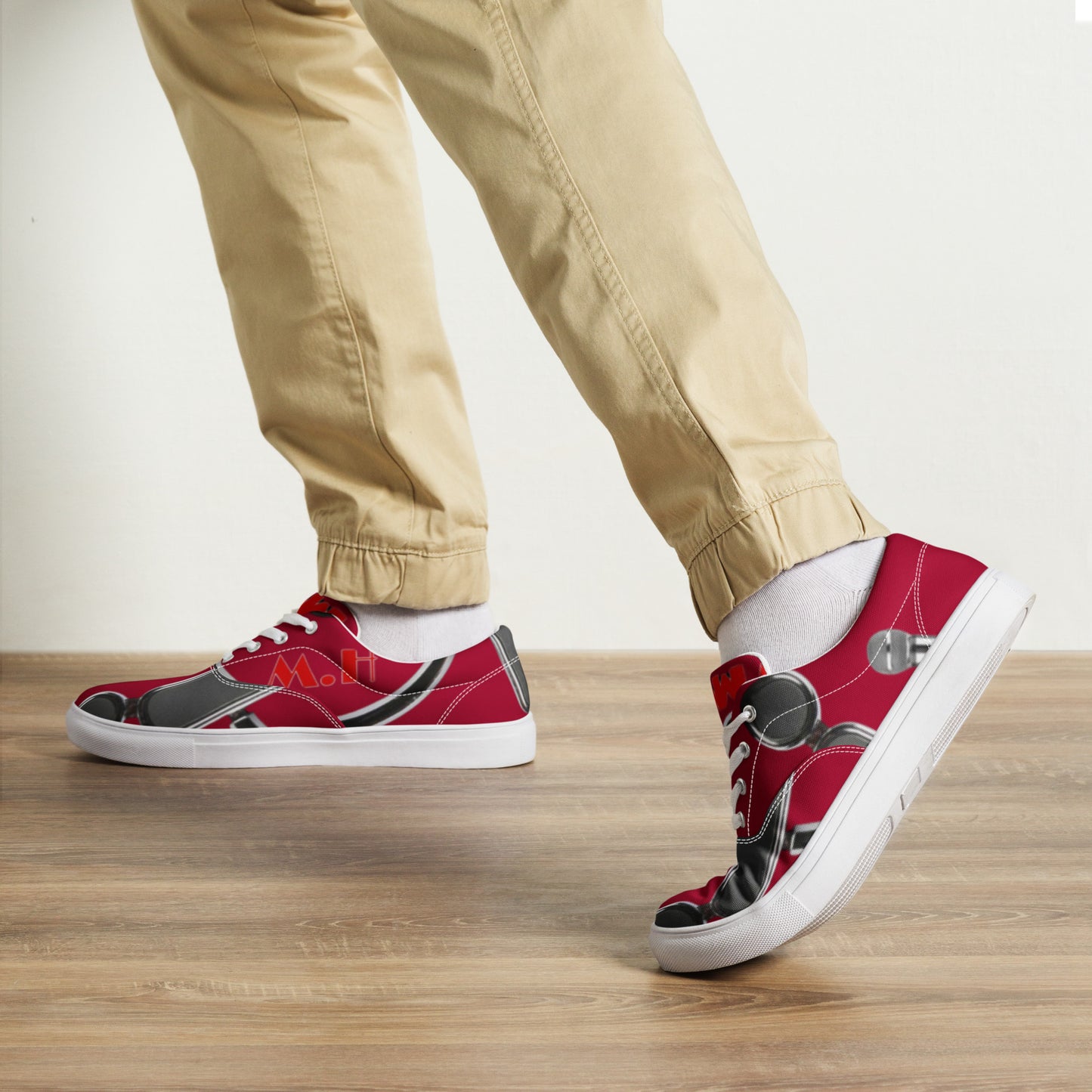 THE TRU MC Red Storm Edition  Men’s lace-up canvas shoes