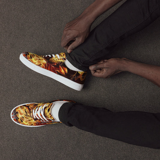 TRU MC MUZIK  Men’s lace-up canvas shoes