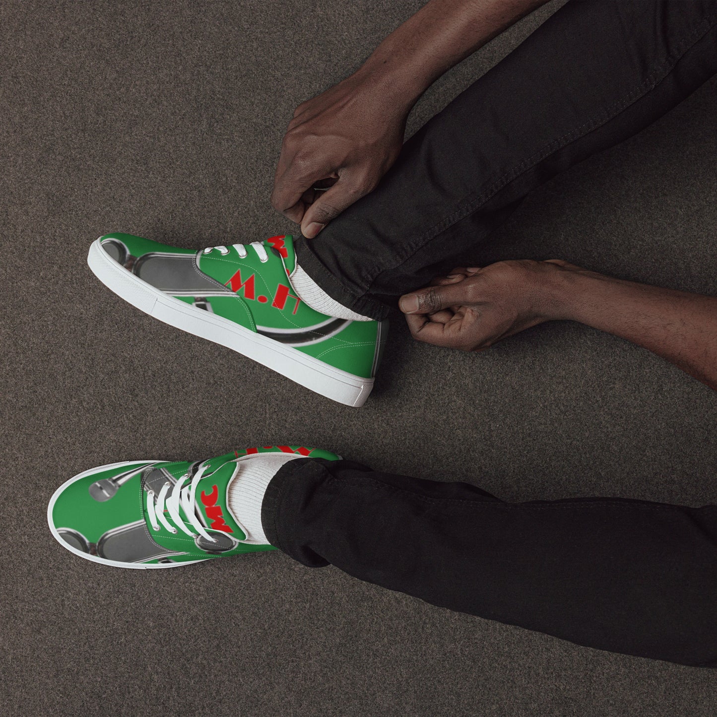 THE TRU MC MONEY BAG Men’s lace-up canvas shoes