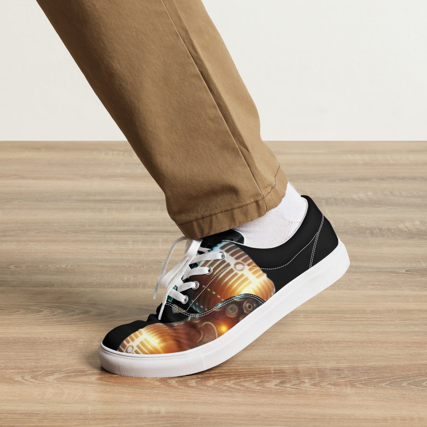 THE TRU MC BRAND Men’s lace-up canvas shoes
