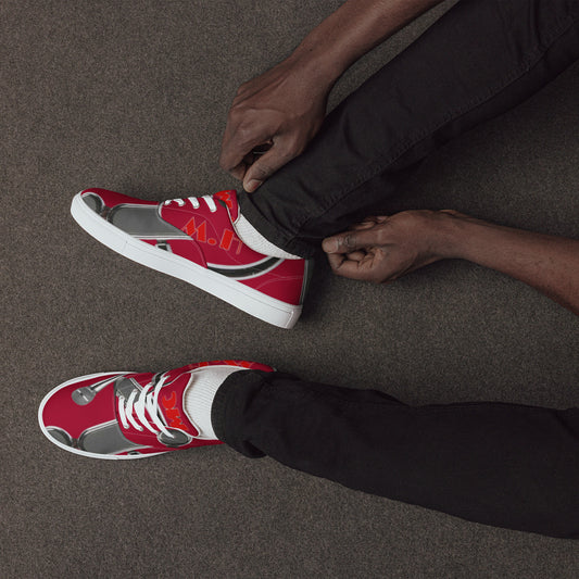 THE TRU MC Red Storm Edition  Men’s lace-up canvas shoes