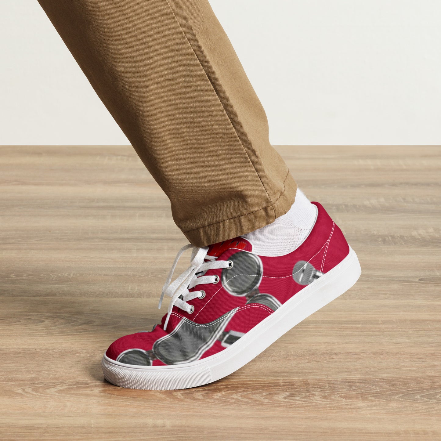 THE TRU MC Red Storm Edition  Men’s lace-up canvas shoes