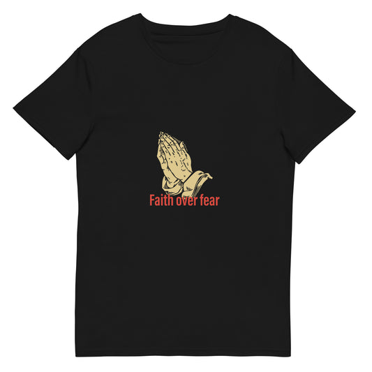 Faith over fear Men's premium cotton t-shirt