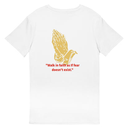 Faith over fear Men's premium cotton t-shirt