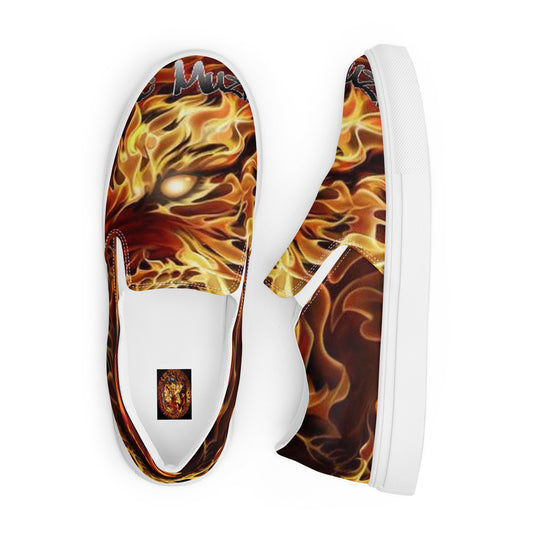 TRU MC MUZIK second generation Men’s slip-on canvas shoes