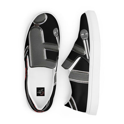 THE TRU MC Men’s slip-on canvas shoes