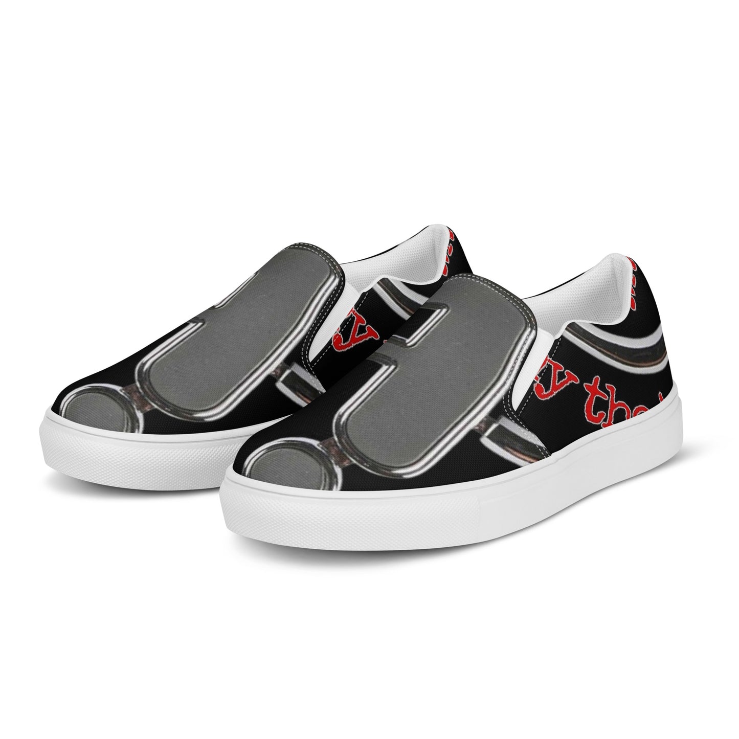 THE TRU MC Men’s slip-on canvas shoes