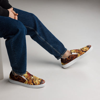 TRU MC MUZIK second generation Men’s slip-on canvas shoes