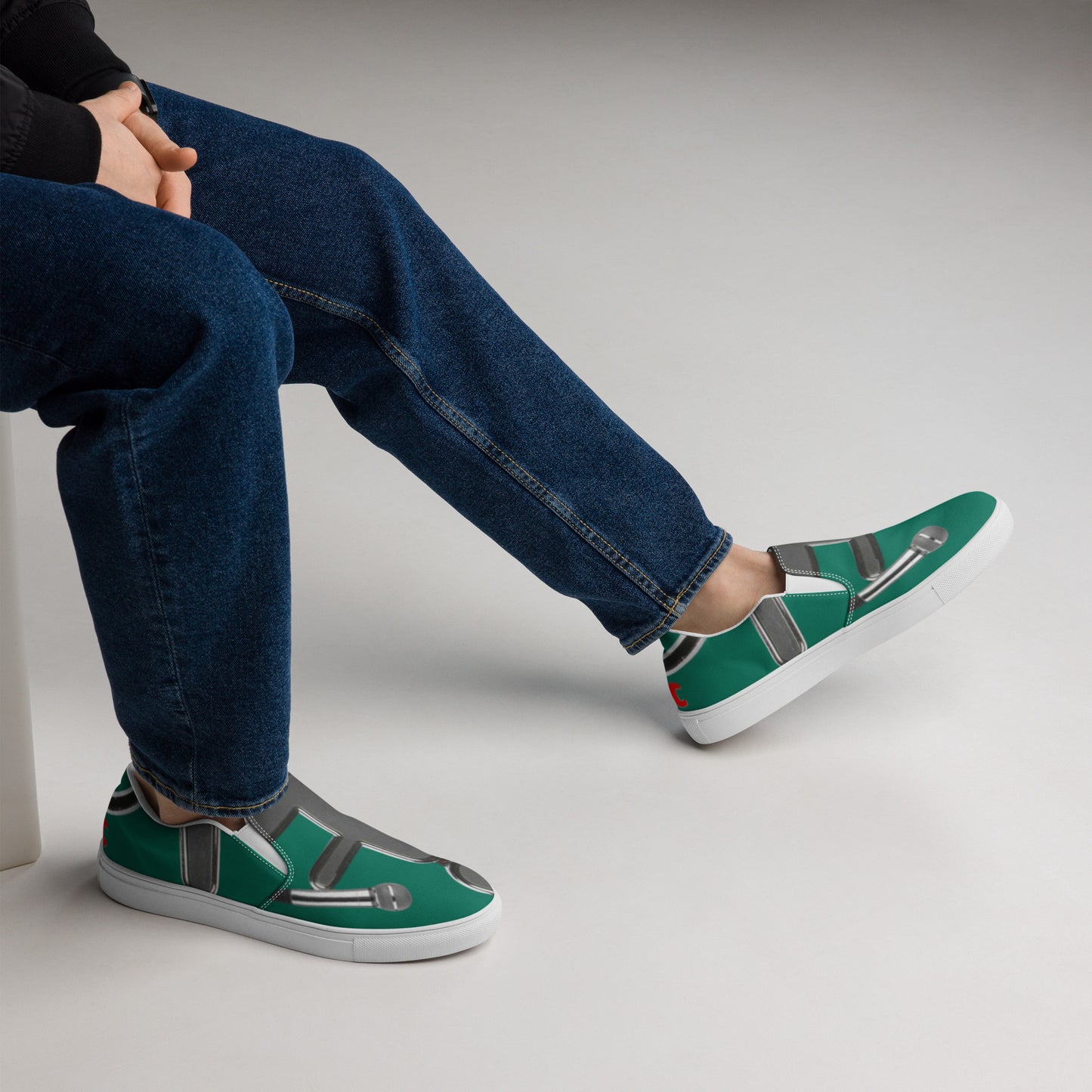 THE TRU MC NEW MONEY Men’s slip-on canvas shoes