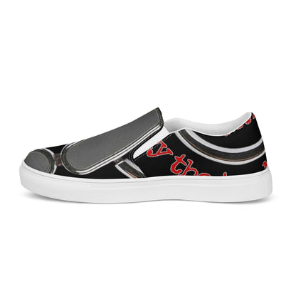 THE TRU MC Men’s slip-on canvas shoes