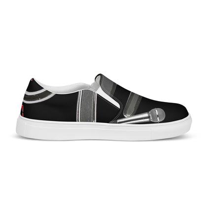 THE TRU MC Men’s slip-on canvas shoes