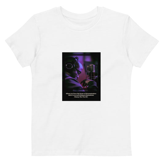 The Heart Of Determination Organic cotton kids t-shirt