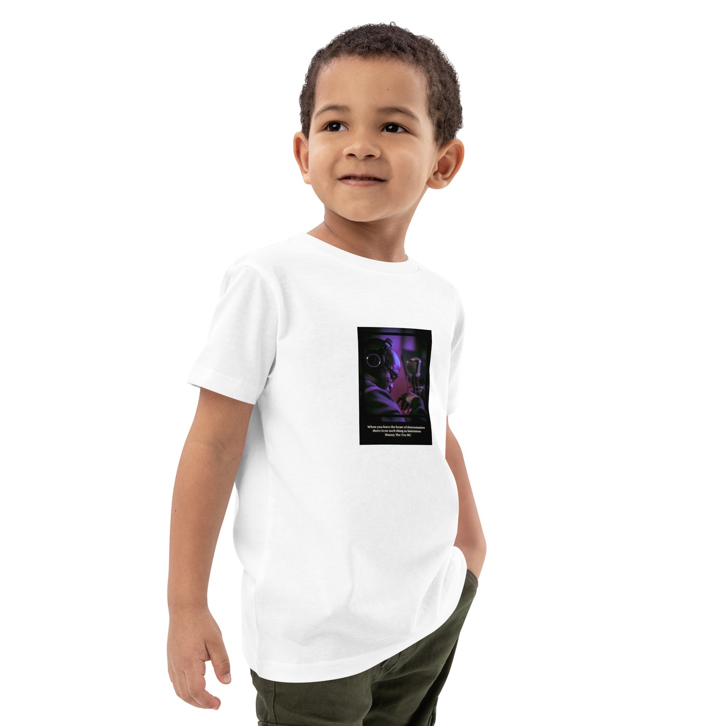 The Heart Of Determination Organic cotton kids t-shirt